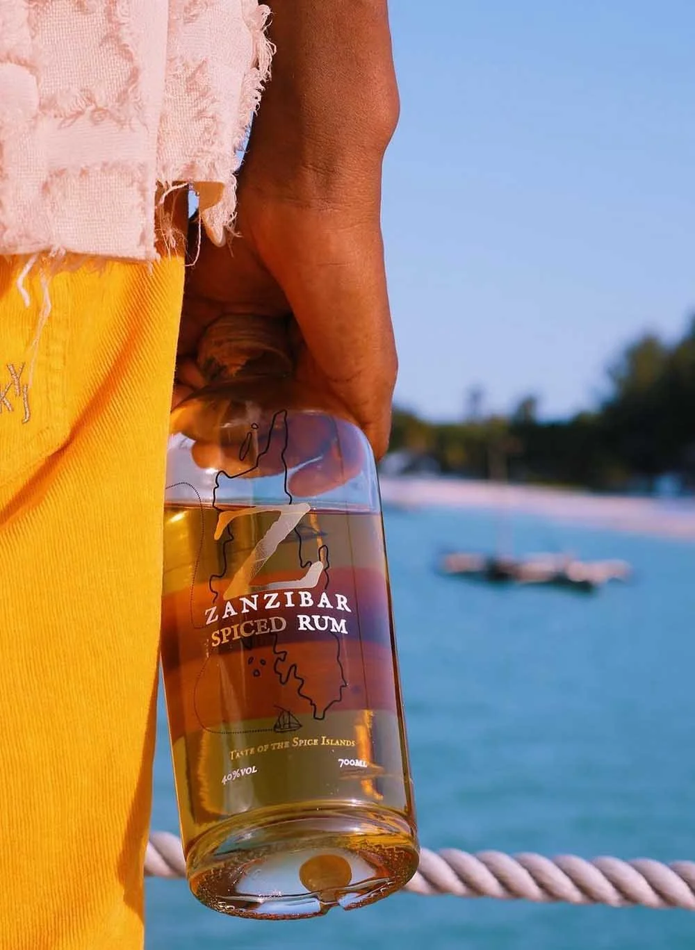Zanzibar Spiced Rum (70cl, 40%) — The Rum Company - British Rum